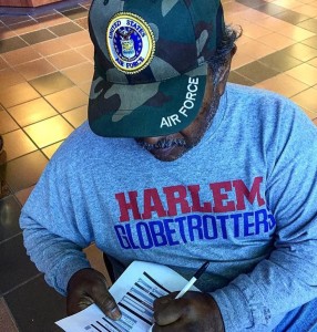 Veteran registering